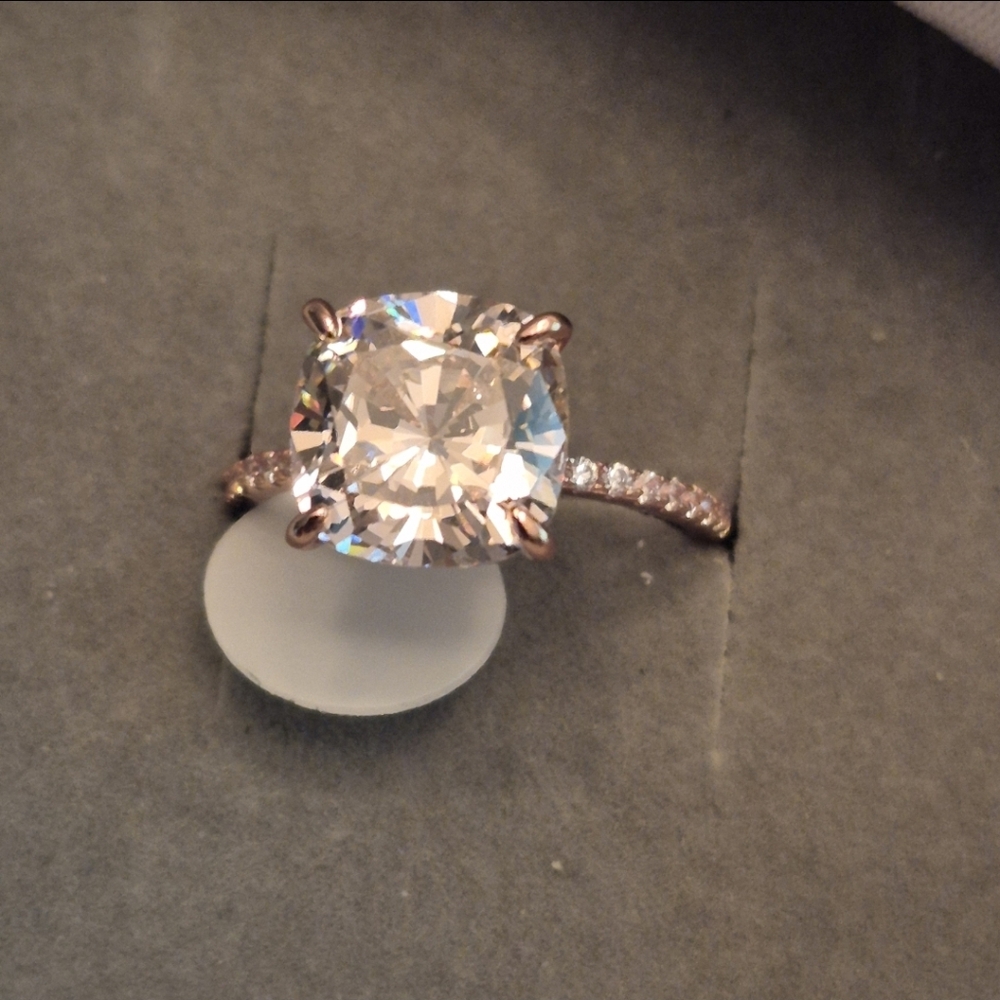 925 Rose Gold Natural Gemstone Ring